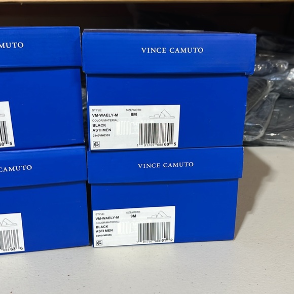 Vince Camuto Men’s BLACK Waely Criss Cross Slide Leather Upper Sandal NEW NIB - Picture 12 of 13